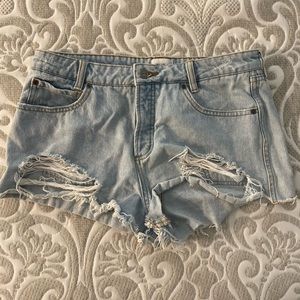 RVCA Women’s Denim Jean Shorts. Size 28.